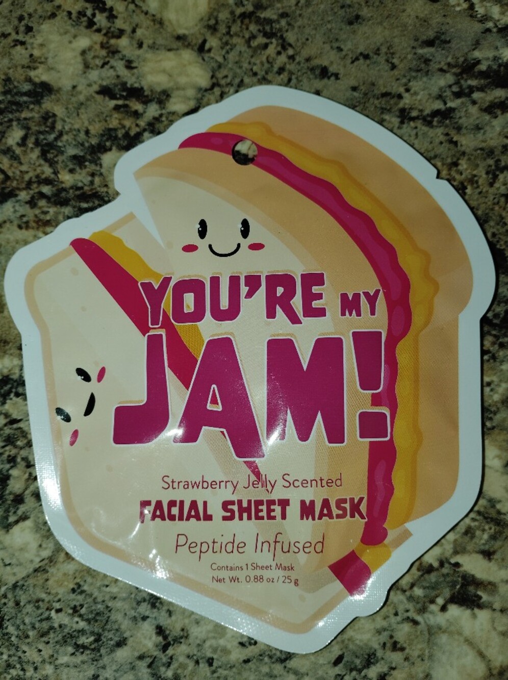 You're My Jam! Strawberry Jelly Scented Facial Sheet Mask.New